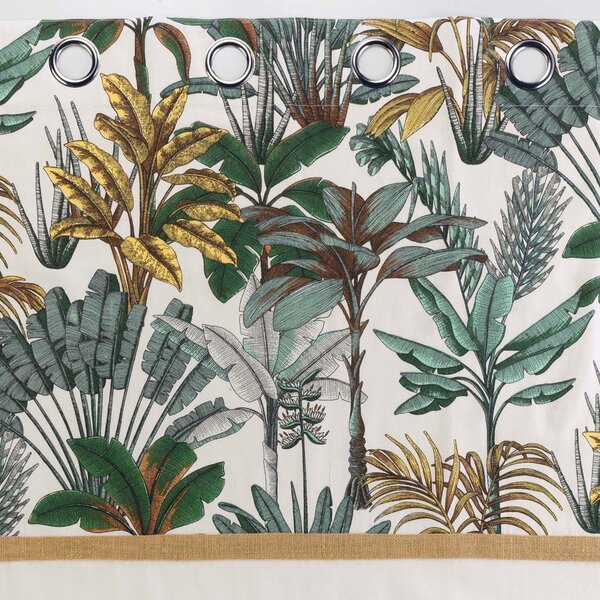 Tenda verde e crema 140x240 cm Balinesia - douceur d'intérieur