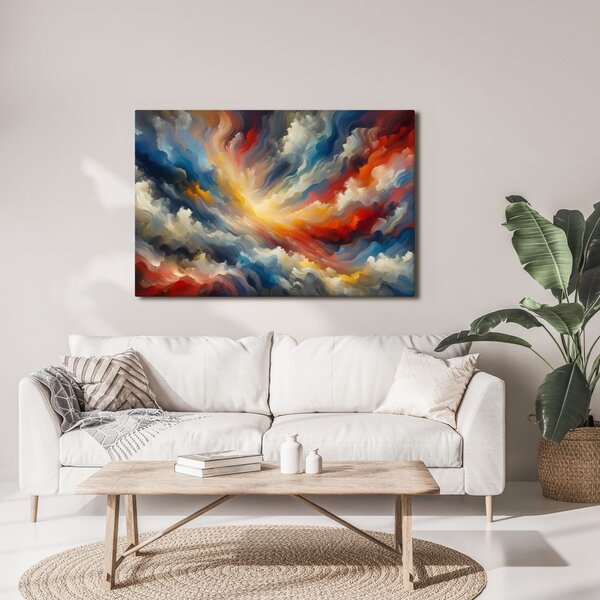 Quadro su tela – Tempesta astratta