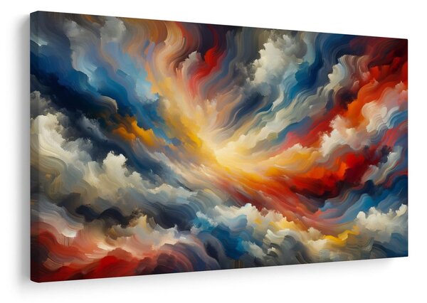Quadro su tela – Tempesta astratta