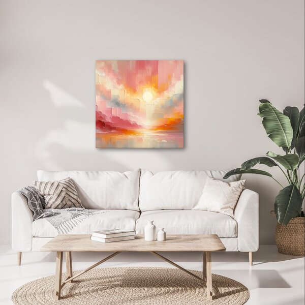 Quadro su tela – Mattina dorata nei colori