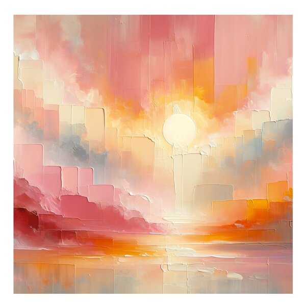 Quadro su tela – Mattina dorata nei colori