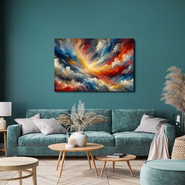Quadro su tela – Tempesta astratta