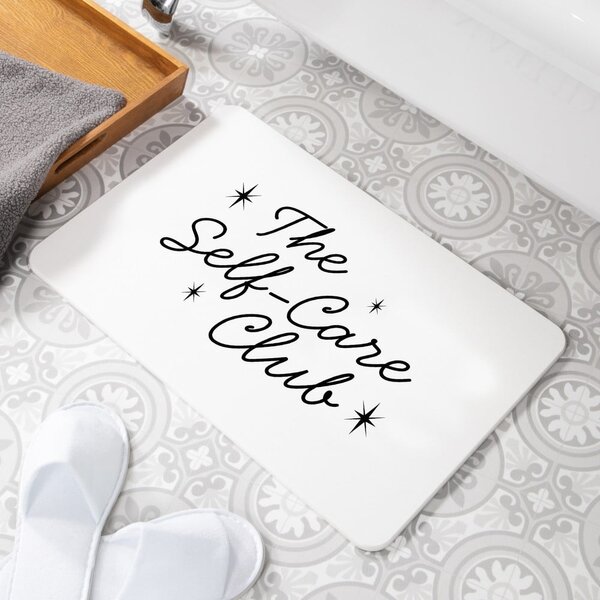 Tappetino da bagno bianco 39x60 cm - Artsy Doormats