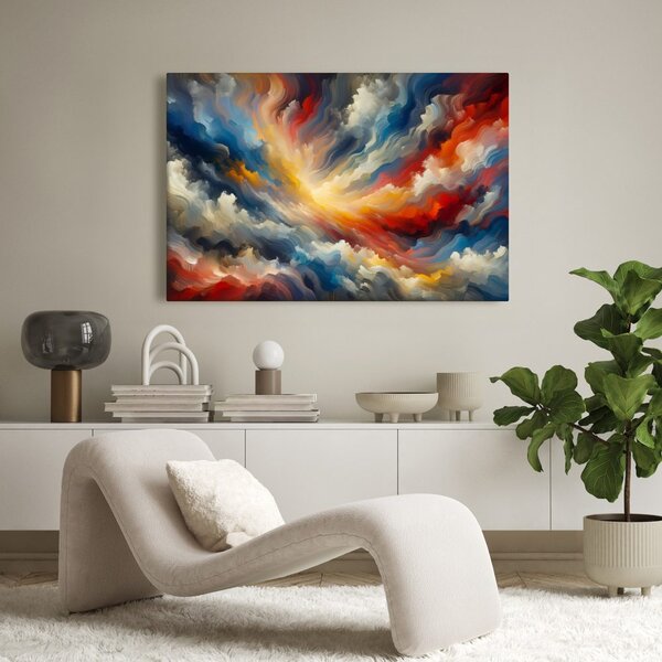 Quadro su tela – Tempesta astratta