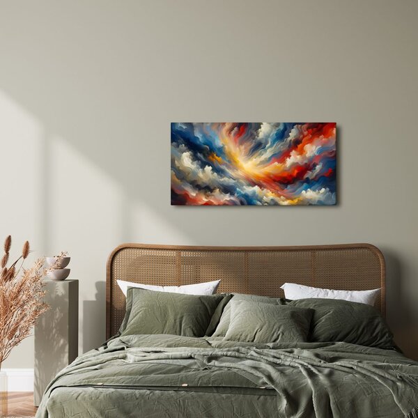Quadro su tela – Cielo tempestoso nei colori