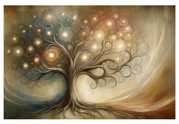 Quadro su tela – Albero della vita mistico