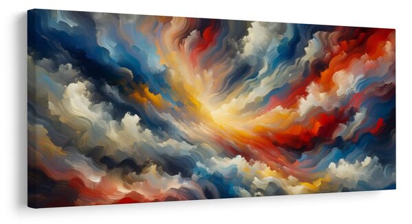 Quadro su tela – Cielo tempestoso nei colori