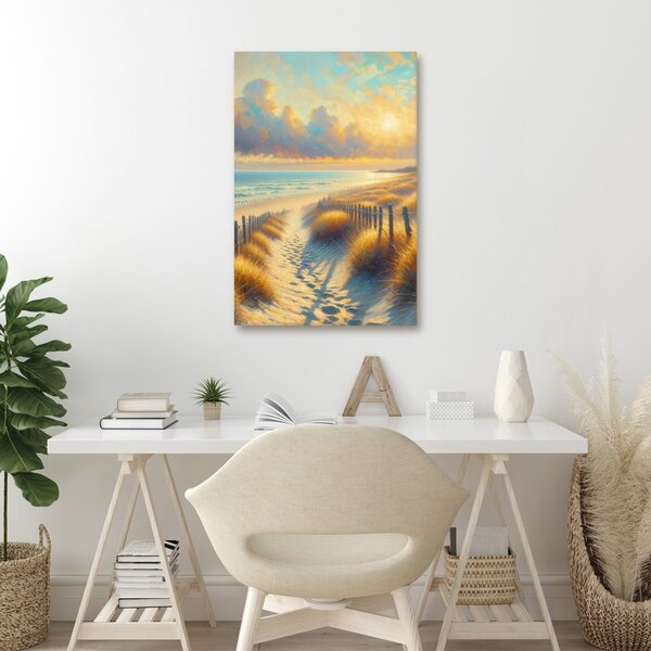 Quadro su tela – Tramonto sul mare