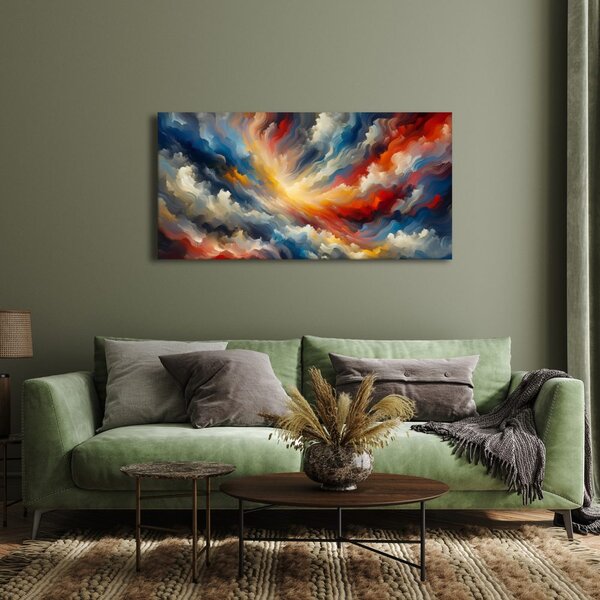 Quadro su tela – Cielo tempestoso nei colori