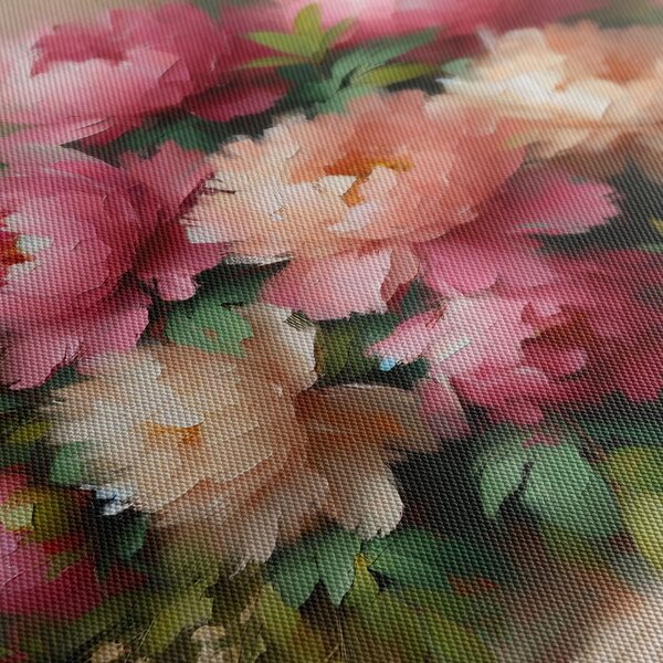 Quadro su tela – Peonie in fiore