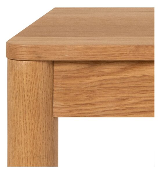 Tavolo da pranzo pieghevole in legno di quercia di colore naturale 100x200 cm Atlantic - Actona