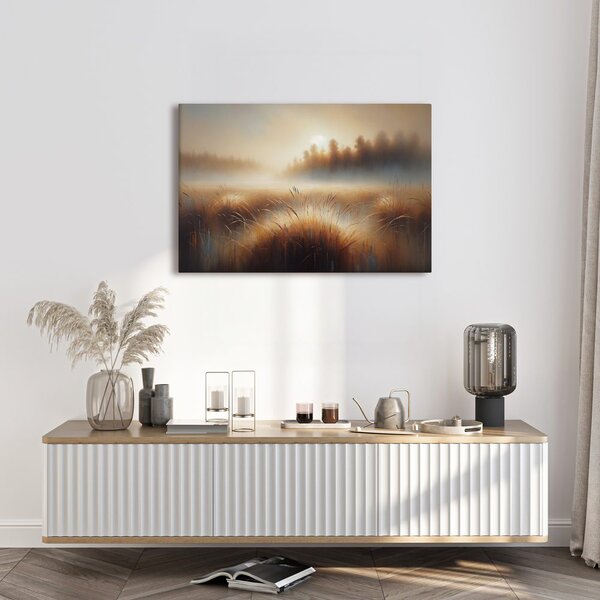 Quadro su tela – Mattino nebbioso