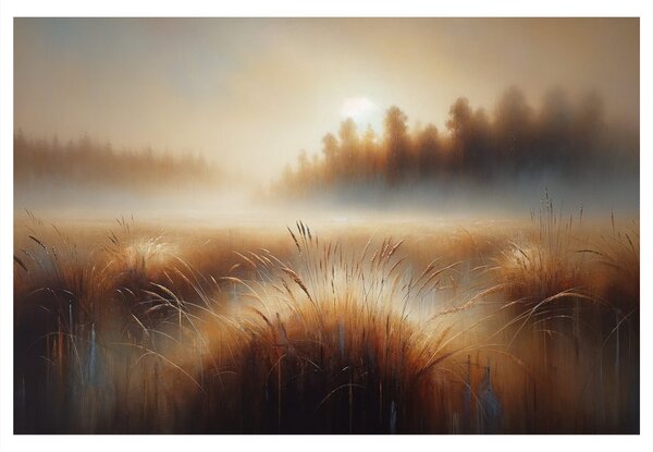 Quadro su tela – Mattino nebbioso