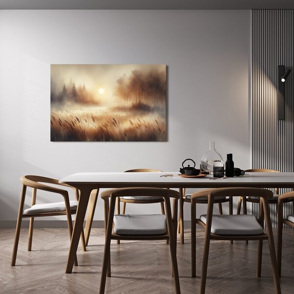 Quadro su tela – Alba nebbiosa