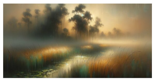 Quadro su tela – Nebbia autunnale