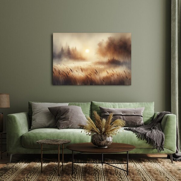 Quadro su tela – Alba nebbiosa