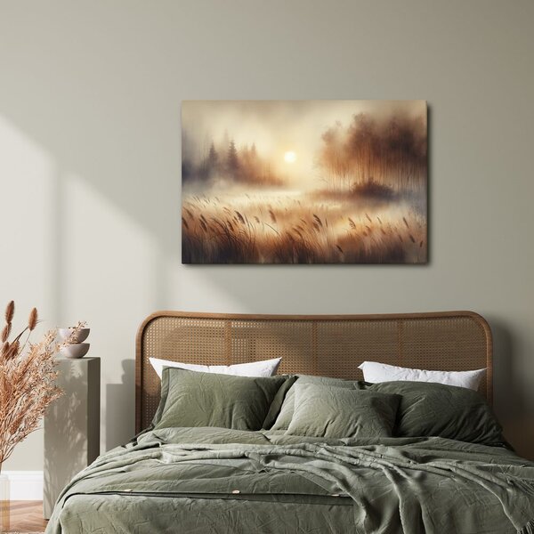 Quadro su tela – Alba nebbiosa