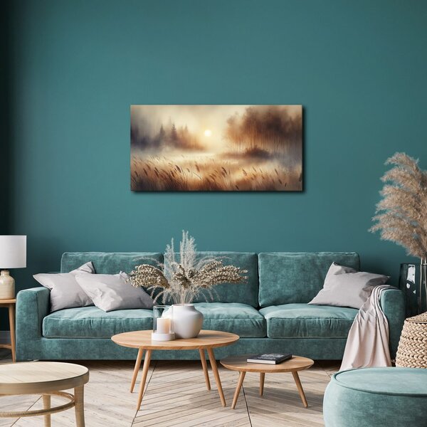 Quadro su tela – Nebbia sopra le canne