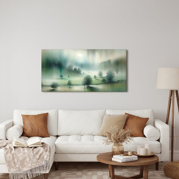 Quadro su tela – Nebbia sopra il prato