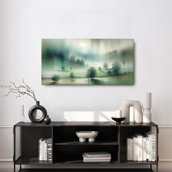 Quadro su tela – Nebbia sopra il prato