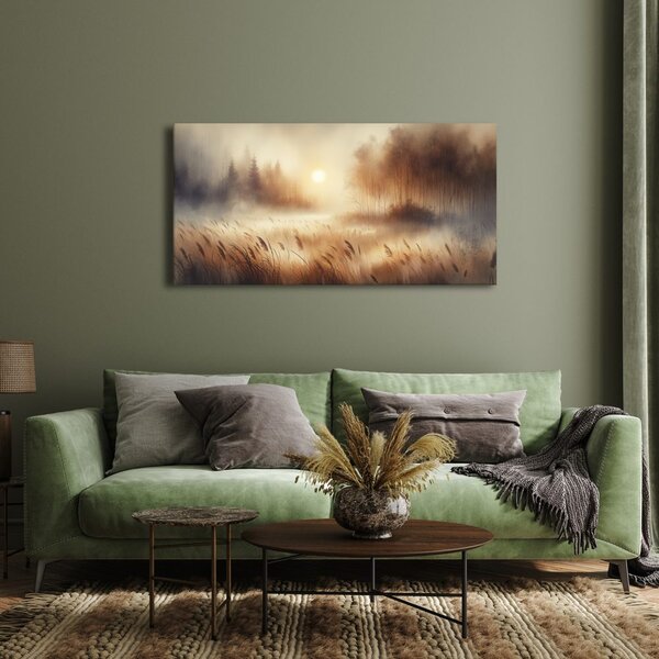 Quadro su tela – Nebbia sopra le canne