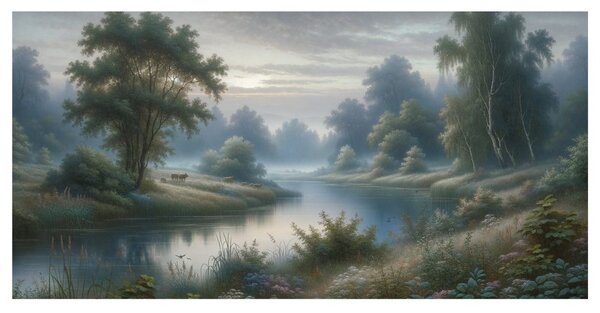 Quadro su tela – Fiume silenzioso
