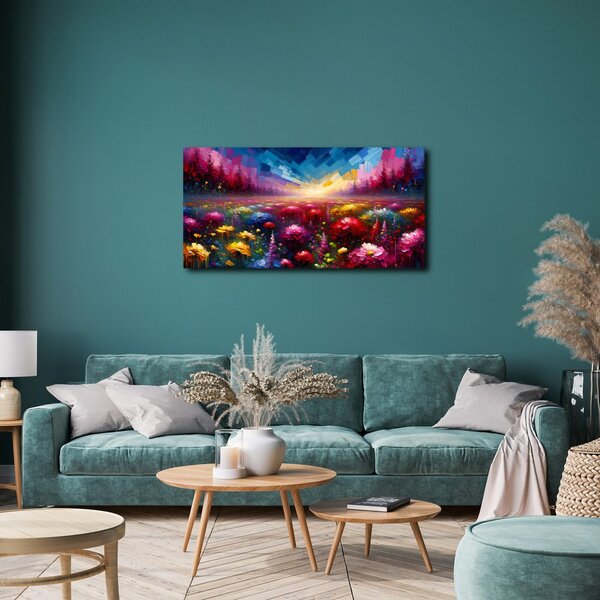 Quadro su tela – Prato fiorito