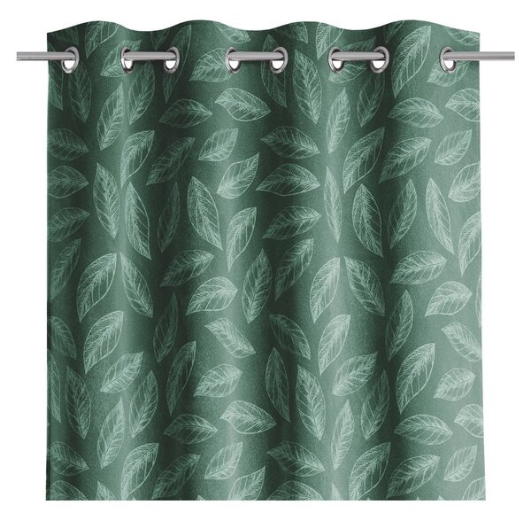 Tenda verde in velluto 140x250 cm Calm – Restilo