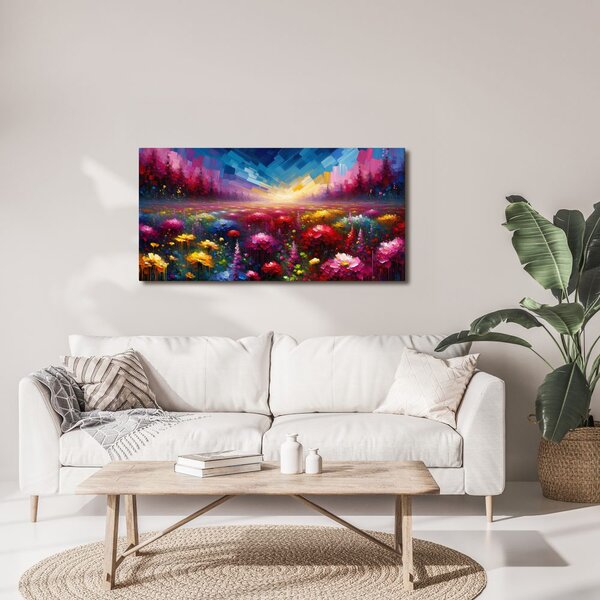 Quadro su tela – Prato fiorito