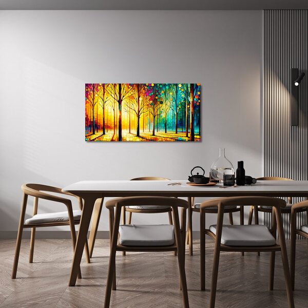 Quadro su tela – Bosco soleggiato
