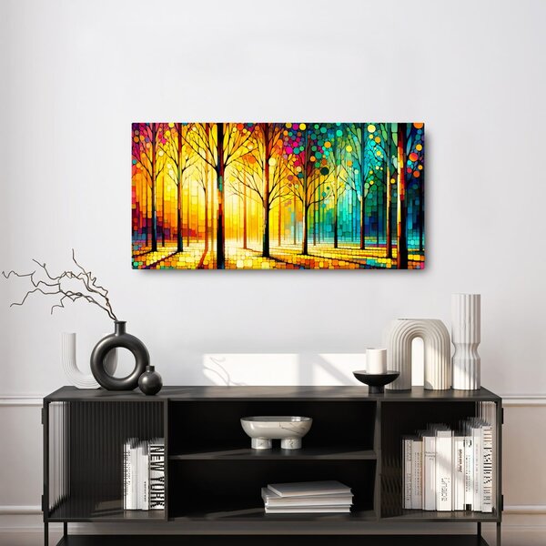 Quadro su tela – Bosco soleggiato