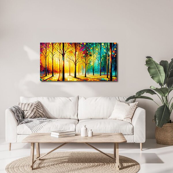 Quadro su tela – Bosco soleggiato