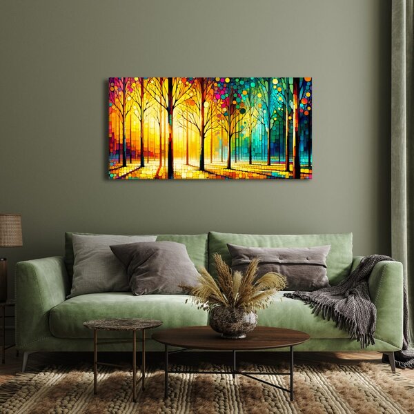 Quadro su tela – Bosco soleggiato