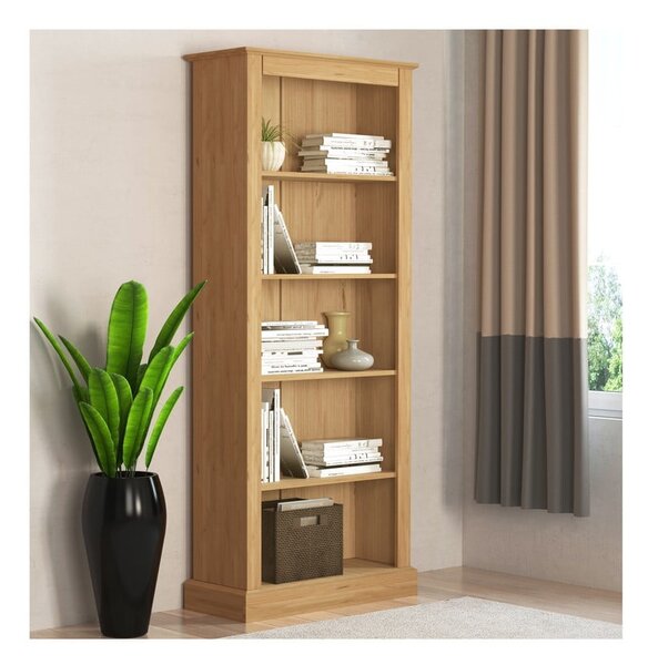 Libreria in legno di pino di colore naturale 181x31 cm Mille - Støraa