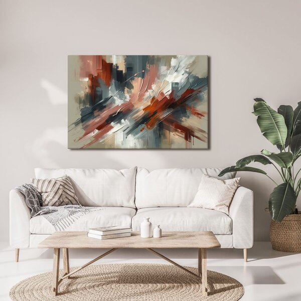 Quadro su tela – Pennellate drammatiche