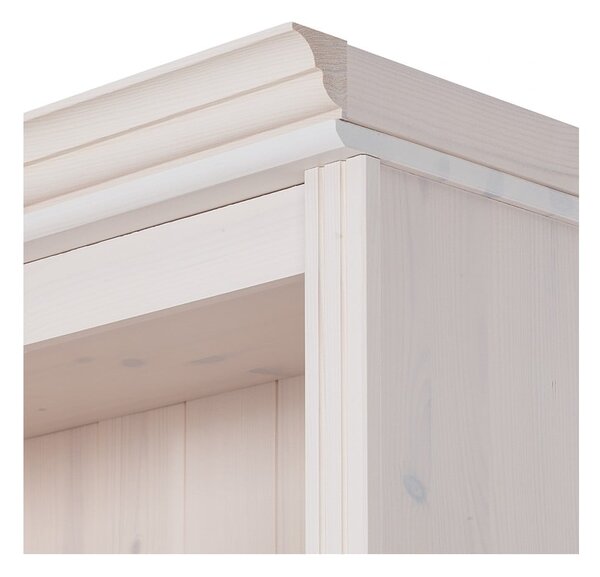 Vetrina in legno di pino bianco 74x223 cm Anita - Støraa