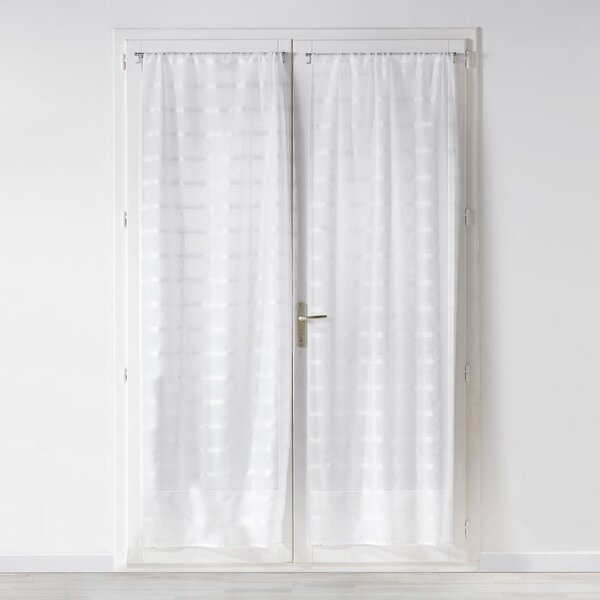Set di 2 tende in voile bianco 70x200 cm Candide - douceur d'intérieur