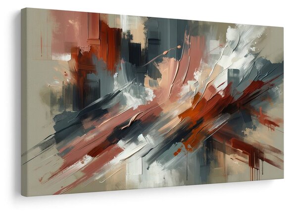 Quadro su tela – Pennellate drammatiche
