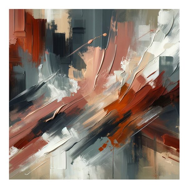 Quadro su tela – Colori selvaggi in movimento