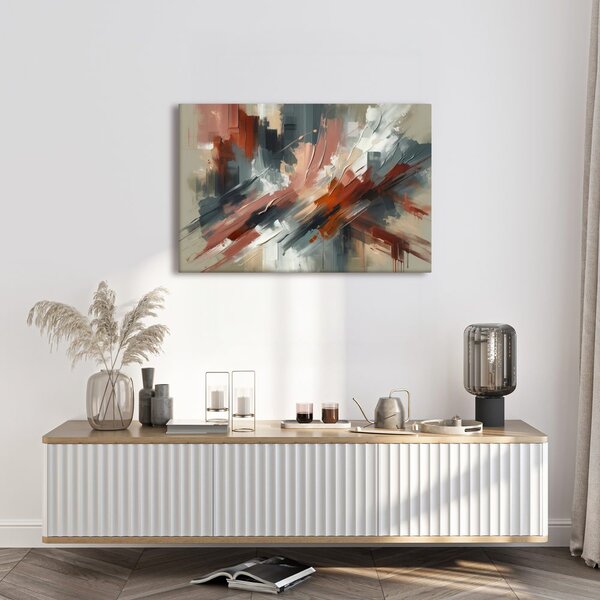 Quadro su tela – Pennellate drammatiche