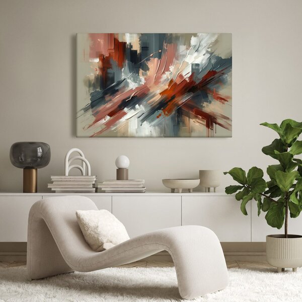 Quadro su tela – Pennellate drammatiche