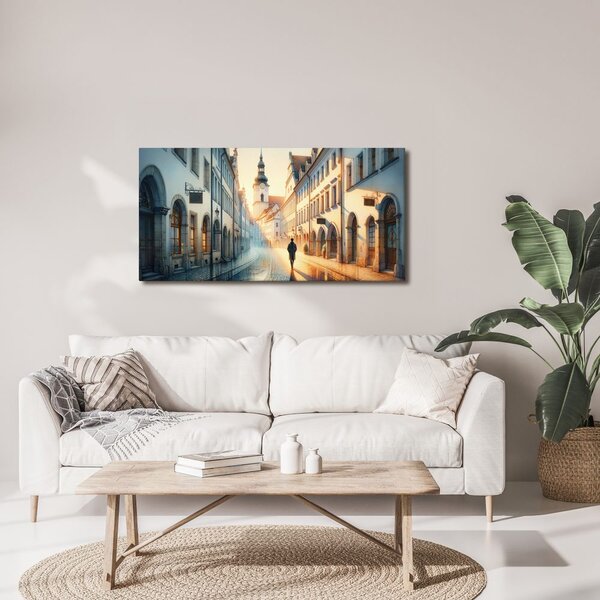 Quadro su tela – Vicolo all’alba