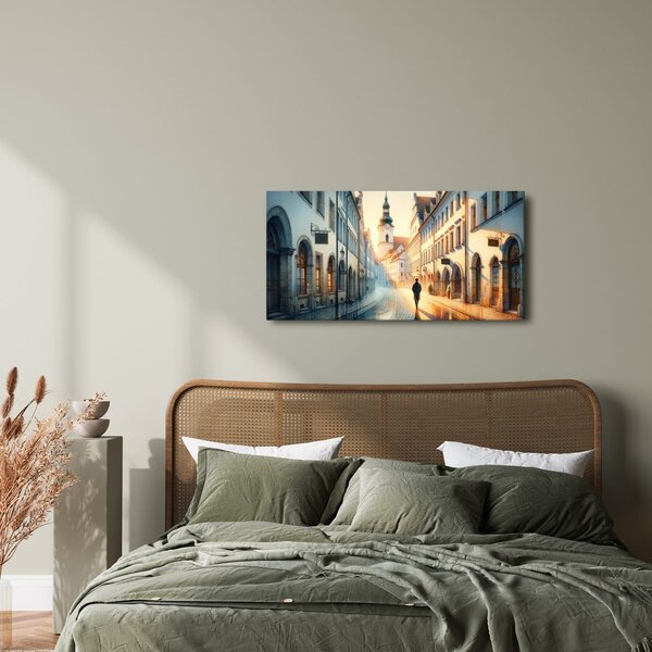 Quadro su tela – Vicolo all’alba