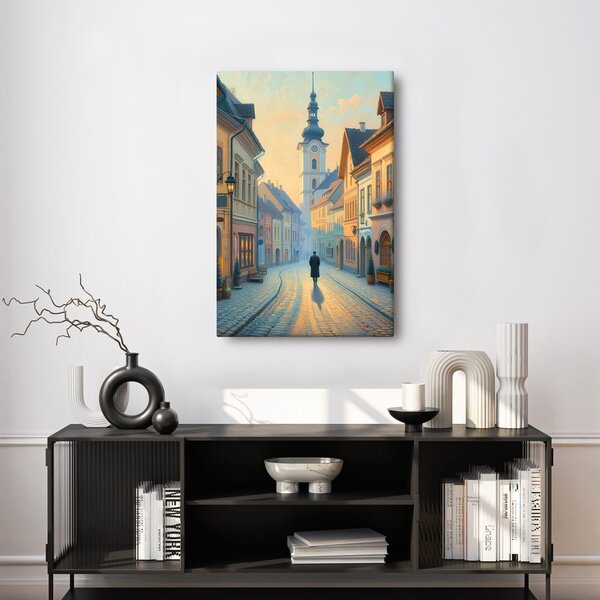 Quadro su tela – Vie cittadine silenziose