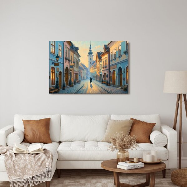 Quadro su tela – Passeggiata nel centro storico