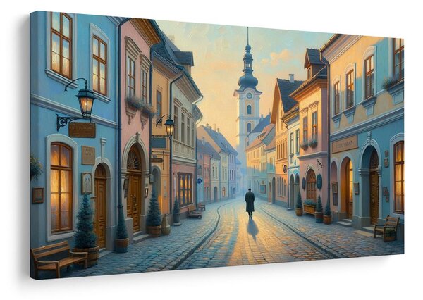 Quadro su tela – Passeggiata nel centro storico