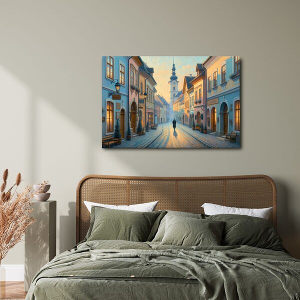 Quadro su tela – Passeggiata nel centro storico