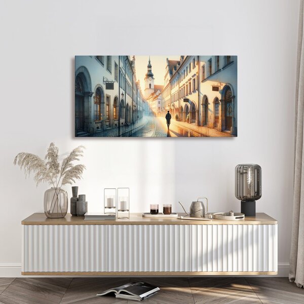 Quadro su tela – Vicolo all’alba