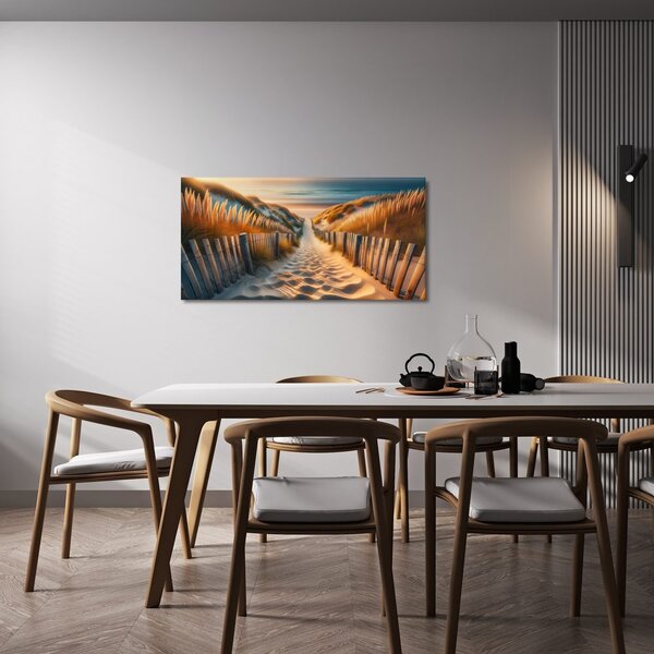 Quadro su tela – Sentiero sabbioso verso la spiaggia