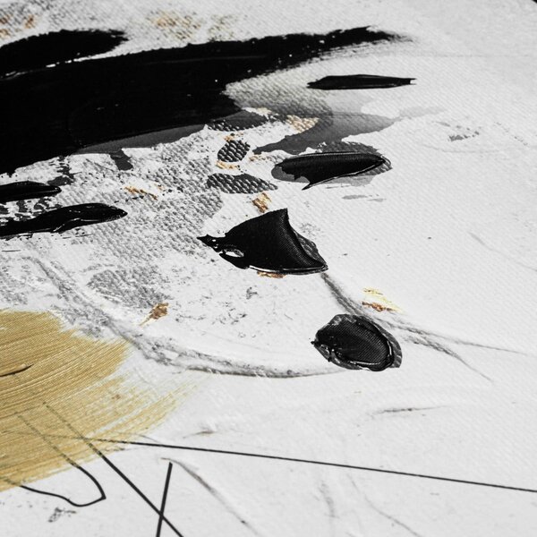 Quadro con elementi dipinti a mano 70x100 cm Fantasia I – Styler